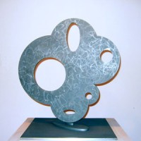 Steven Bickley, Petit La Blanca, 2006,
stainless steel,
26 x 20 x 20 inches