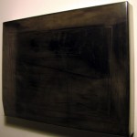 James Busby,  Fifty seven, 2003-2009,  Gesso, graphite, and ink on canvas,  12 1/4 x 15 1/4 inches