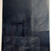 Modular Felt, 2010,
Gesso, graphite, oil on panel
, 48 x 39 inches