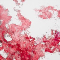 Heide Trepanier, Yugen Fire, 2011, Ink on canvas, 60 x 60 inches
