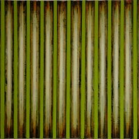 Stuart. Green Bars. 2011. 48 x 52 inches. email