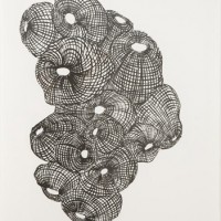 Carlton Newton, Untitled, 2010, sumi ink on paper, 30 x 22 inches