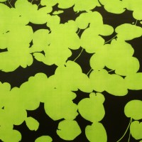 Isabel Bigelow, Water Lilies, 2011, Oil on panel, 36 x 70 inches