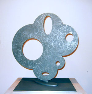 Steven Bickley, Petit La Blanca, 2006,  stainless steel,  26 x 20 x 20 inches