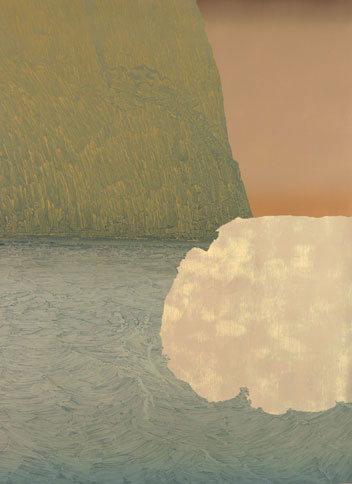 Saul Becker, Iceberg, 2006,  oil on panel,  32 x 24 inches