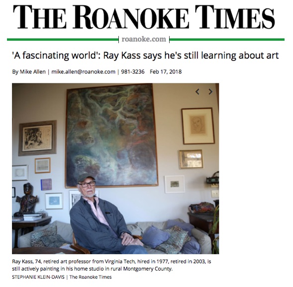 ‘A fascinating world’: Ray Kass says he’s still learning about art