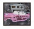 Joseph Seipel, Pink Cadillac (Havana, Cuba), 2018, Inkjet print on archival paper on laminated poly-board, with acrylic paint and hydrocal, 21 x 25 inches